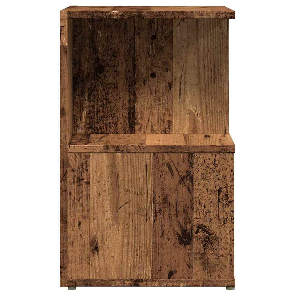 vidaXL Nachttisch Altholz-Optik 35x35x55 cm Holzwerkstoff