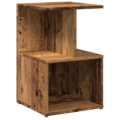vidaXL Nachttische 2 Stk. Altholz-Optik 35x35x55 cm Holzwerkstoff