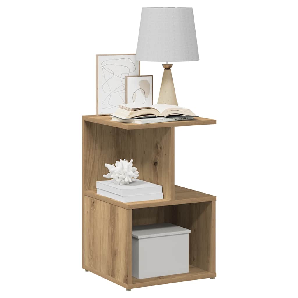 vidaXL Nachttisch Artisan-Eiche 35x35x55 cm Holzwerkstoff