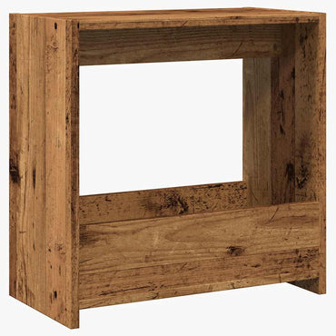 vidaXL Table d'appoint aspect bois de récupération 50x26x50 cm, bois d'ingénierie