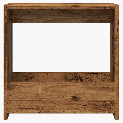 vidaXL Table d'appoint aspect bois de récupération 50x26x50 cm, bois d'ingénierie