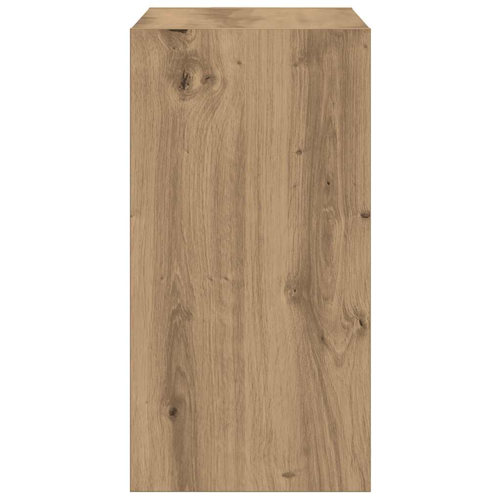 vidaXL Beistelltisch Artisan-Eiche 50x26x50 cm Holzwerkstoff