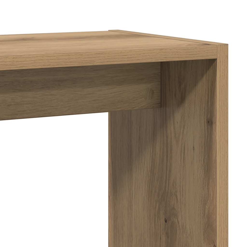 vidaXL Beistelltisch Artisan-Eiche 50x26x50 cm Holzwerkstoff