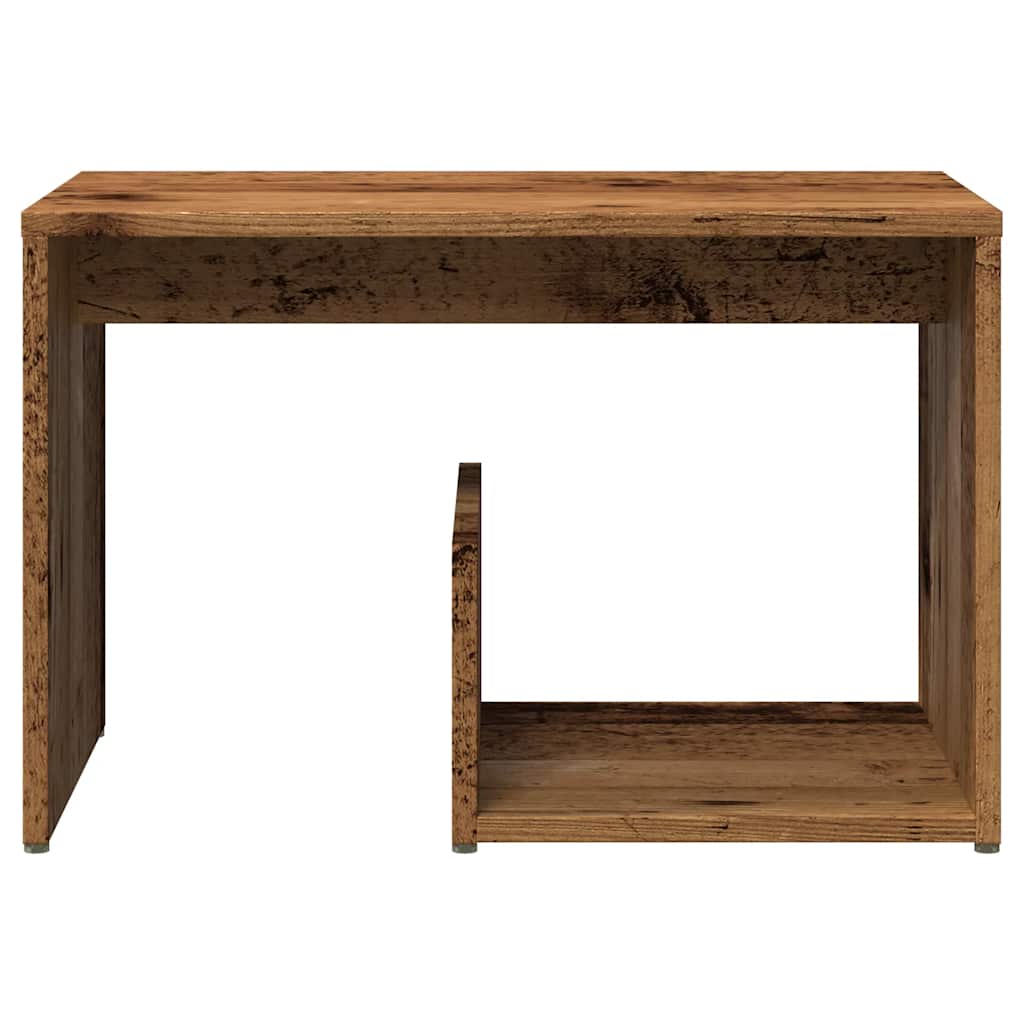 vidaXL Beistelltisch Altholz-Optik 59x36x38 cm Holzwerkstoff