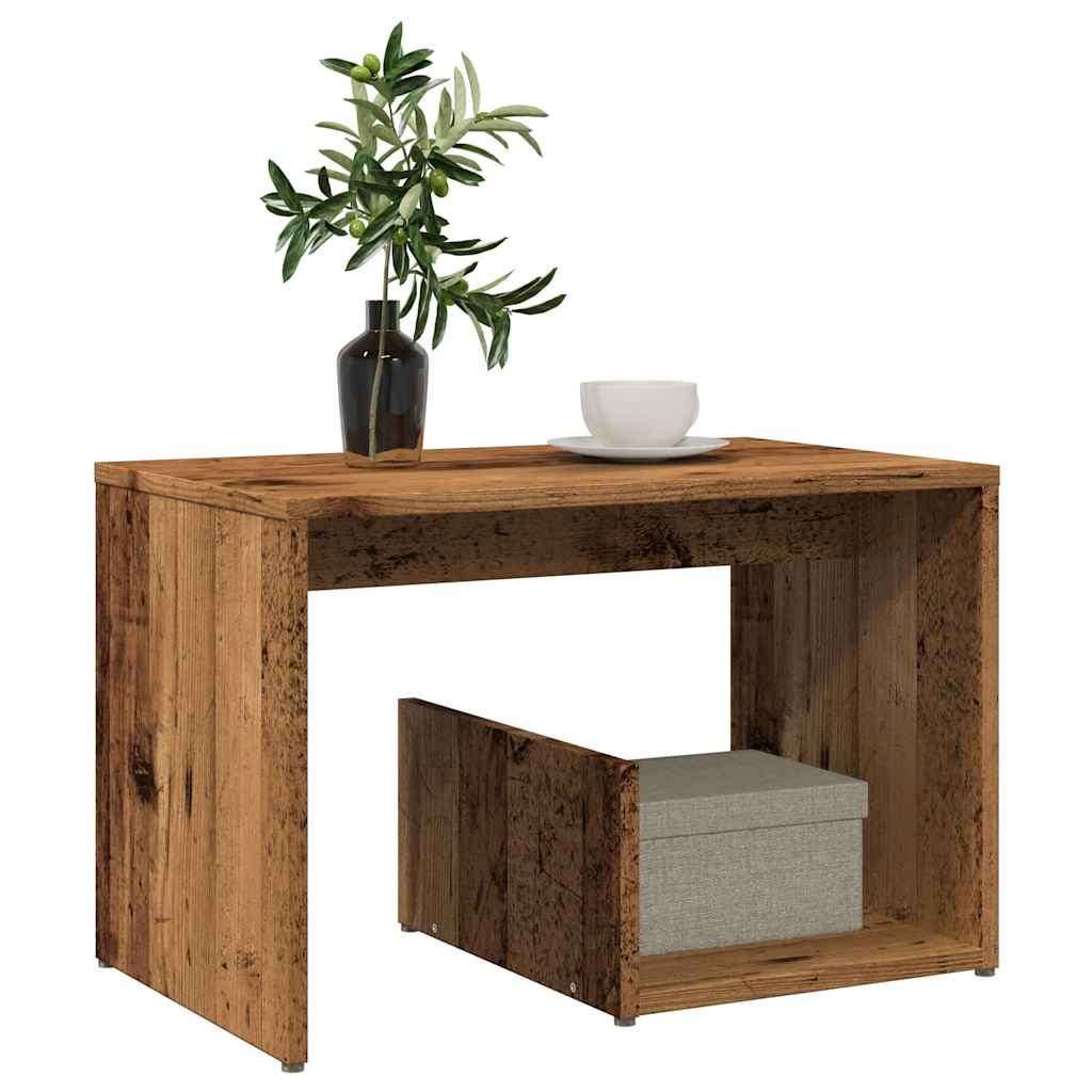vidaXL Beistelltisch Altholz-Optik 59x36x38 cm Holzwerkstoff