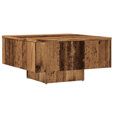 vidaXL Table basse aspect bois de récupération 60x60x31,5 cm bois d'ingénierie