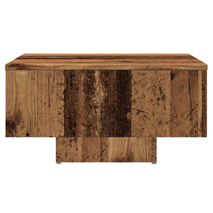 vidaXL Table basse aspect bois de récupération 60x60x31,5 cm bois d'ingénierie