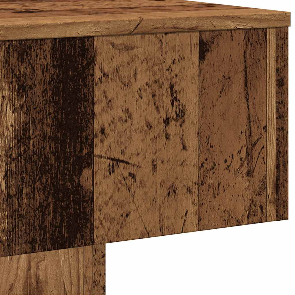 vidaXL Table basse aspect bois de récupération 60x60x31,5 cm bois d'ingénierie