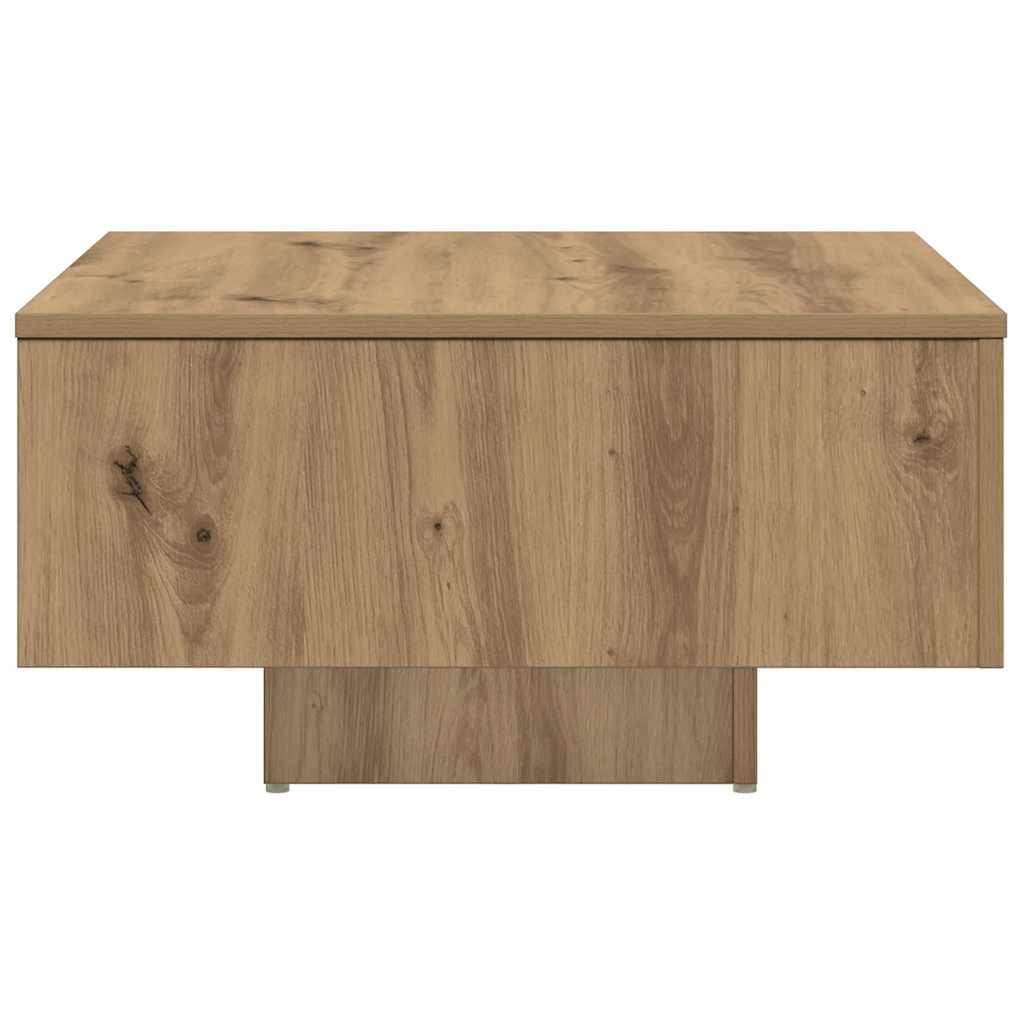 vidaXL Couchtisch Artisan-Eiche 60x60x31,5 cm Holzwerkstoff