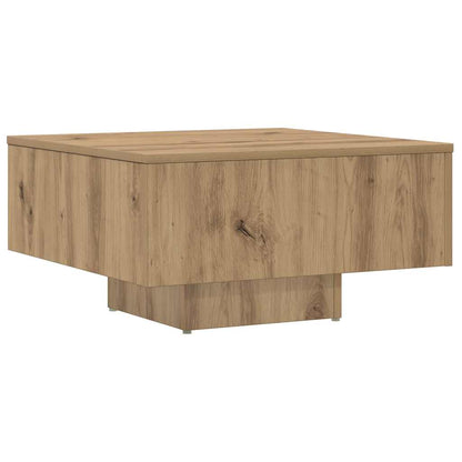 vidaXL Couchtisch Artisan-Eiche 60x60x31,5 cm Holzwerkstoff
