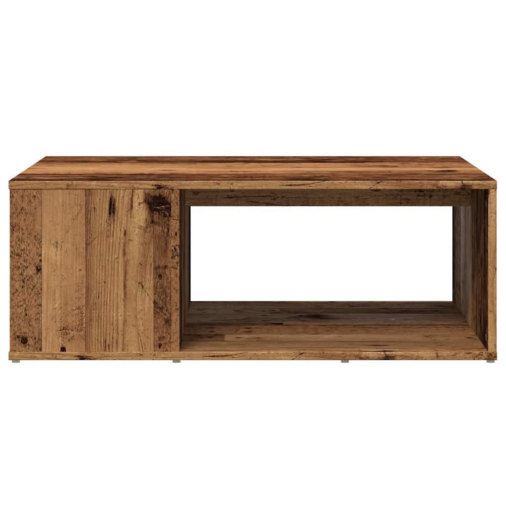 vidaXL Table basse aspect bois de récupération 90x67x33 cm Bois d'ingénierie