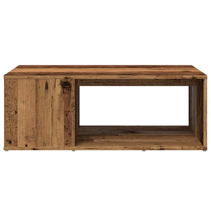 vidaXL Table basse aspect bois de récupération 90x67x33 cm Bois d'ingénierie