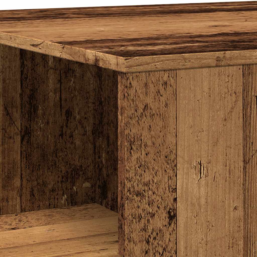 vidaXL Table basse aspect bois de récupération 90x67x33 cm Bois d'ingénierie