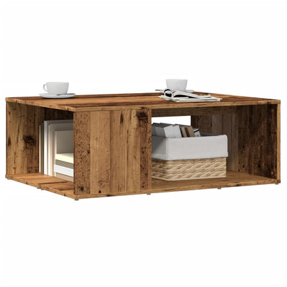 vidaXL Table basse aspect bois de récupération 90x67x33 cm Bois d'ingénierie