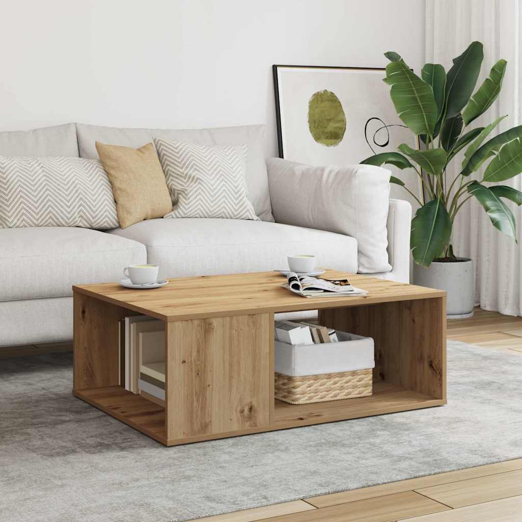 vidaXL Couchtisch Artisan-Eiche 90x67x33 cm Holzwerkstoff