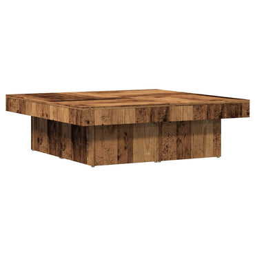 vidaXL Table basse aspect bois de récupération 90x90x28 cm Bois d'ingénierie