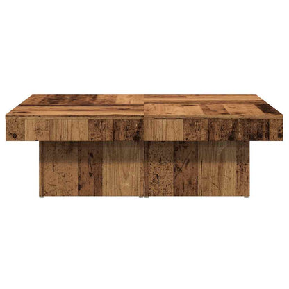 vidaXL Table basse aspect bois de récupération 90x90x28 cm Bois d'ingénierie