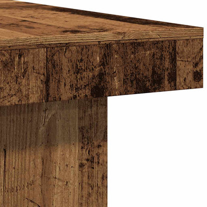 vidaXL Table basse aspect bois de récupération 90x90x28 cm Bois d'ingénierie