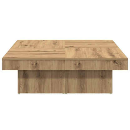 vidaXL Couchtisch Artisan-Eiche 90x90x28 cm Holzwerkstoff