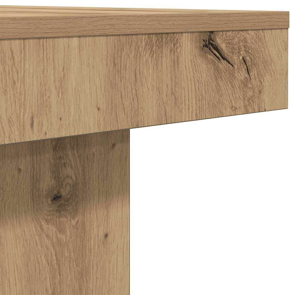vidaXL Couchtisch Artisan-Eiche 90x90x28 cm Holzwerkstoff