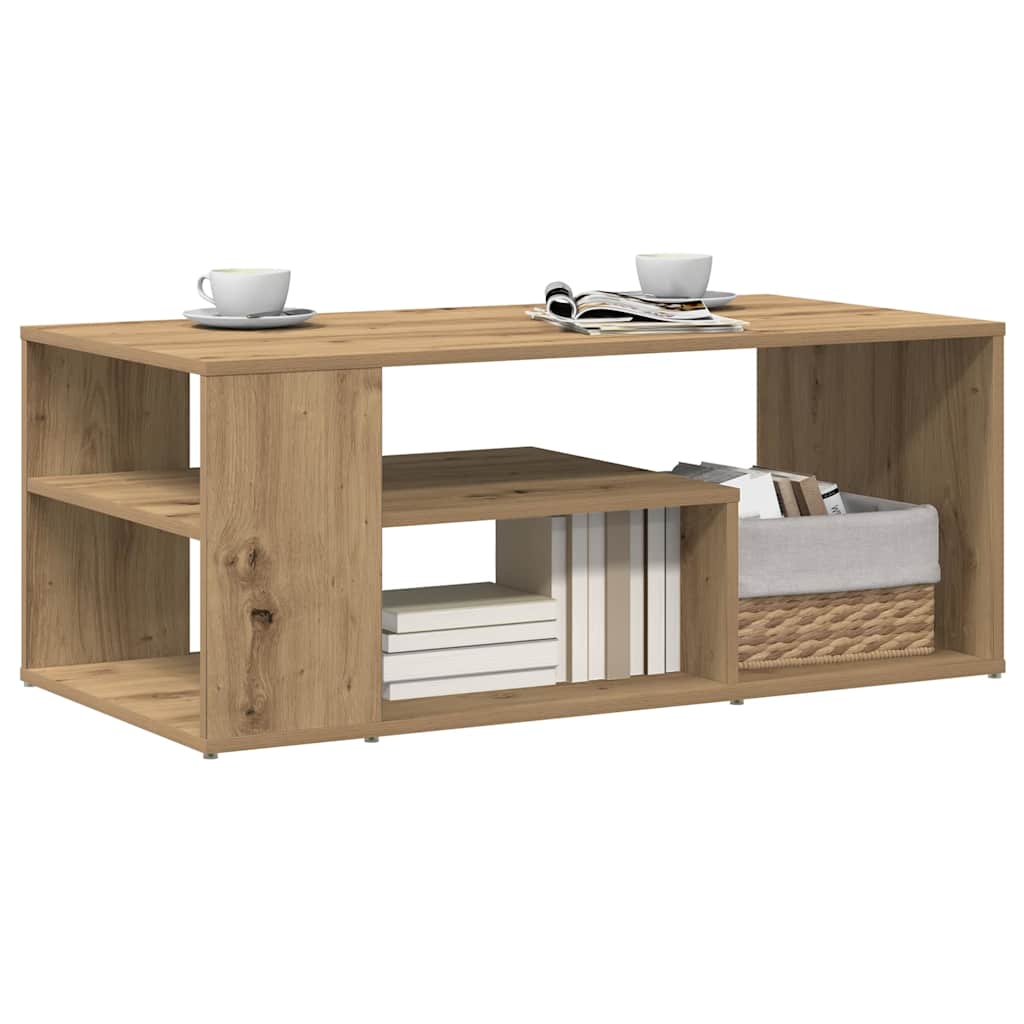 Couchtisch Artisan-Eiche 100x50x40 cm Holzwerkstoff