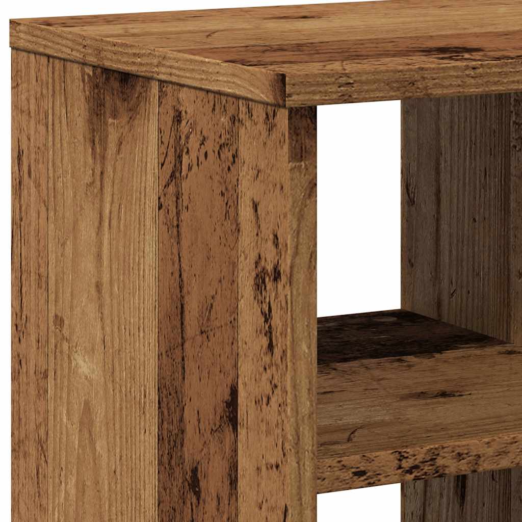 vidaXL Beistelltisch Altholz-Optik 50x30x50 cm Holzwerkstoff