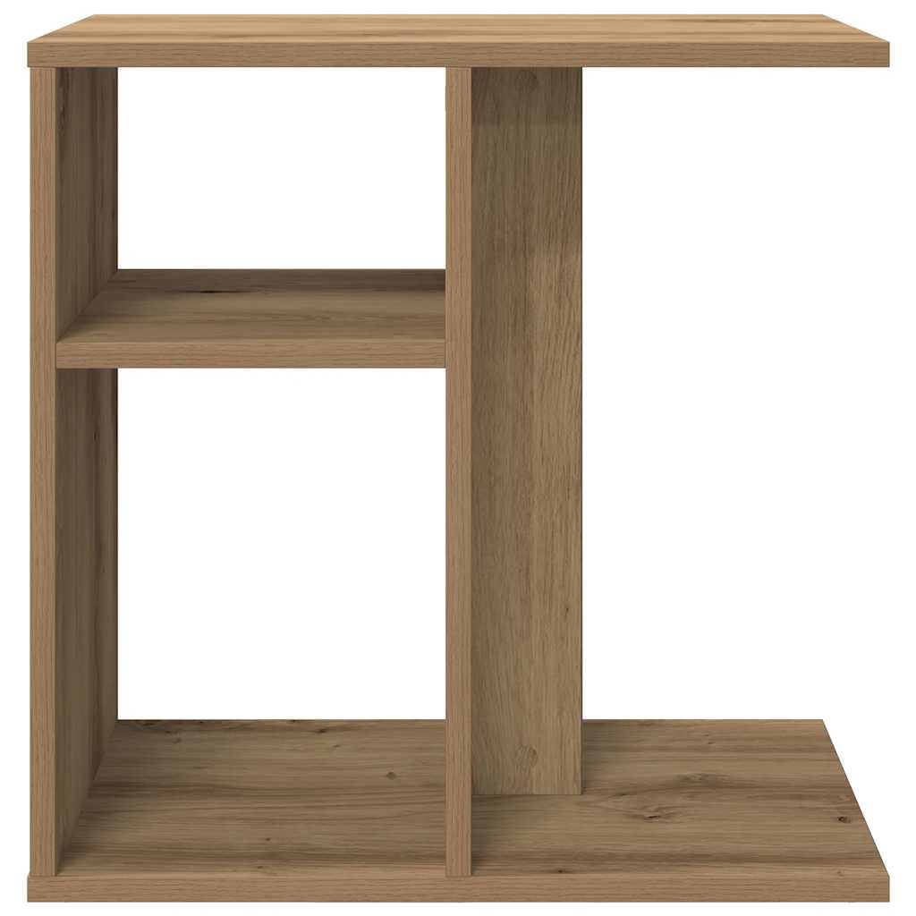 vidaXL Table d'appoint Chêne Artisan 50x30x50 cm Bois d'ingénierie