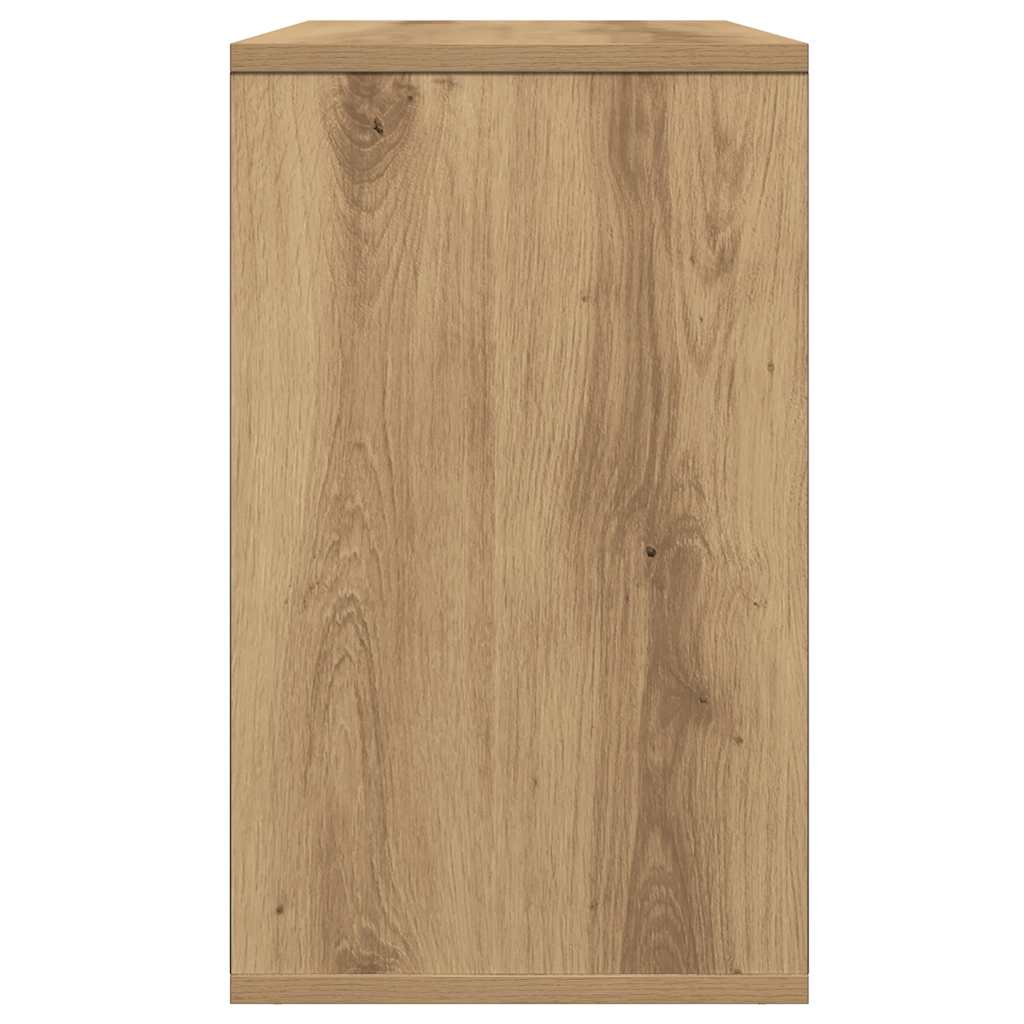 vidaXL Table d'appoint Chêne Artisan 50x30x50 cm Bois d'ingénierie