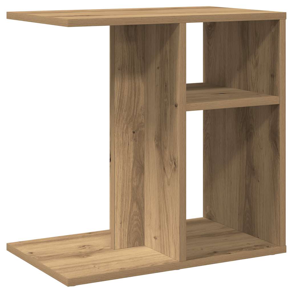 vidaXL Table d'appoint Chêne Artisan 50x30x50 cm Bois d'ingénierie