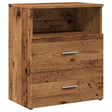 vidaXL Nachttisch Altholz-Optik 50x32x60 cm Holzwerkstoff