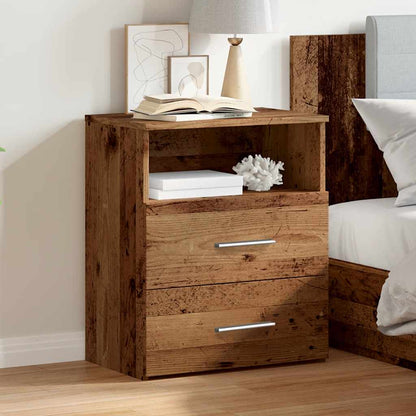 vidaXL Nachttisch Altholz-Optik 50x32x60 cm Holzwerkstoff