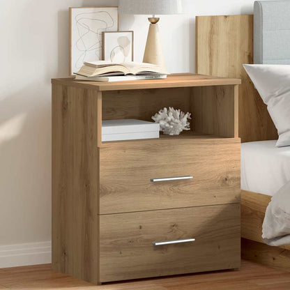 vidaXL Nachttisch Artisan-Eiche 50x32x60 cm Holzwerkstoff
