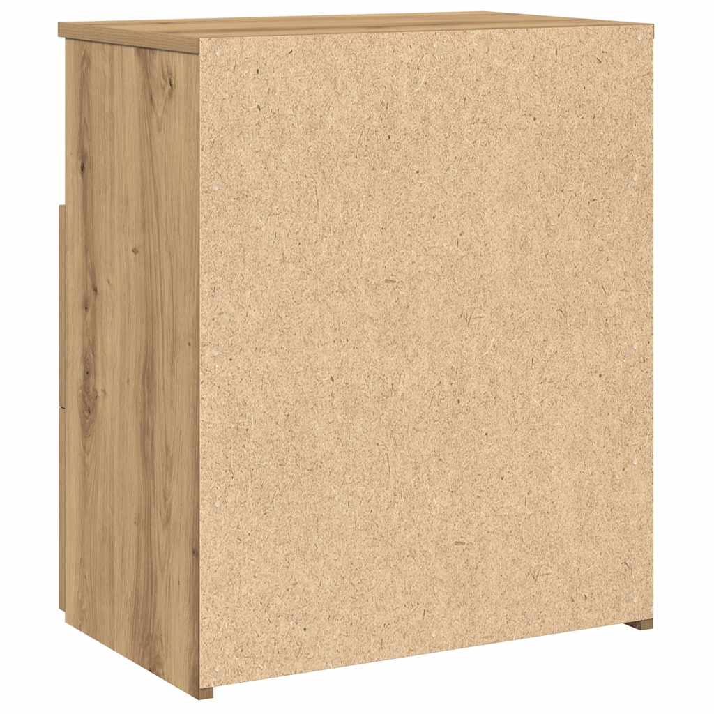 vidaXL Nachttisch Artisan-Eiche 50x32x60 cm Holzwerkstoff