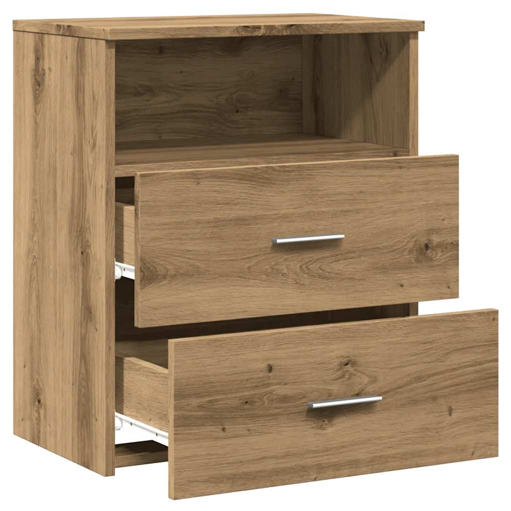 vidaXL Nachttisch Artisan-Eiche 50x32x60 cm Holzwerkstoff