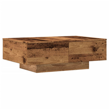 vidaXL Table basse aspect bois de récupération 90x60x31 cm Bois d'ingénierie