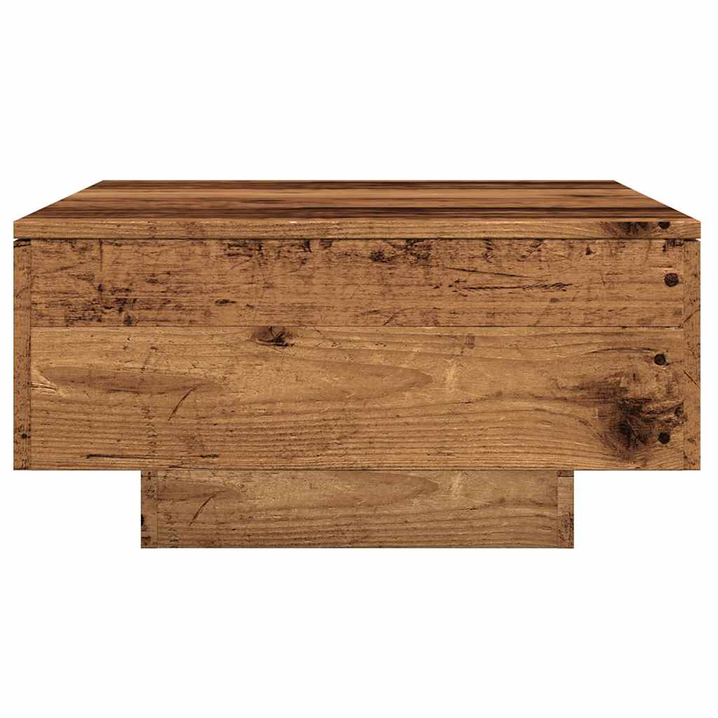 vidaXL Table basse aspect bois de récupération 90x60x31 cm Bois d'ingénierie