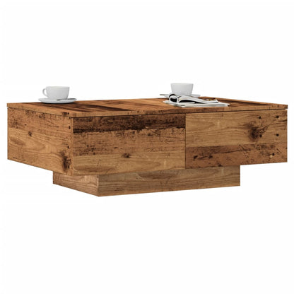 vidaXL Table basse aspect bois de récupération 90x60x31 cm Bois d'ingénierie