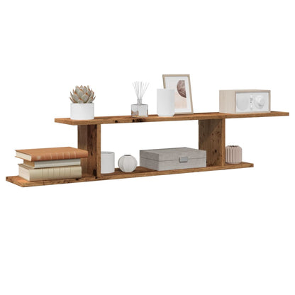 vidaXL Étagère murale TV aspect bois de récupération 125x18x23 cm en bois d'ingénierie