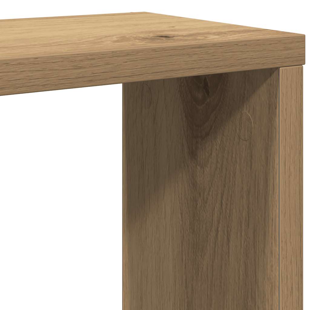 vidaXL Étagères murales cubes 2 pcs Chêne artisan 30x15x30 Bois d'ingénierie
