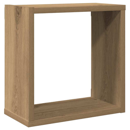 vidaXL Étagères murales cubes 6 pcs Chêne artisan 30x15x30 Bois d'ingénierie