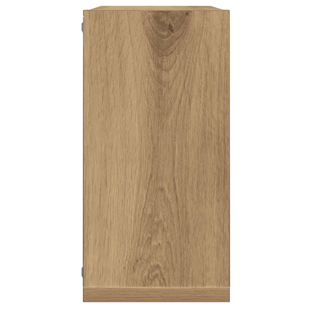 vidaXL Étagères murales cubes 6 pcs Chêne artisan 30x15x30 Bois d'ingénierie