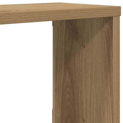 vidaXL Würfel-Wandregale 2 Stk. Artisan-Eiche 100x15x30 Holzwerkstoff