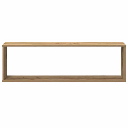 vidaXL Würfel-Wandregale 4 Stk. Artisan-Eiche 100x15x30 Holzwerkstoff