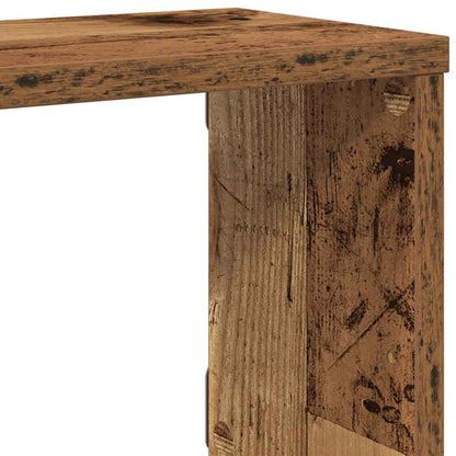 vidaXL Würfel-Wandregale 4 Stk. Altholz-Optik 60x15x23 Holzwerkstoff