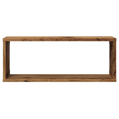 vidaXL Würfel-Wandregale 6 Stk. Altholz-Optik 60x15x23 Holzwerkstoff