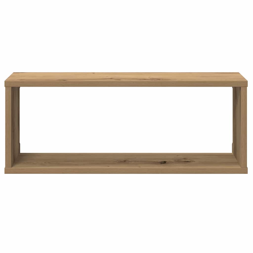 Würfel-Wandregale 2 Stk. Artisan-Eiche 60x15x23 Holzwerkstoff