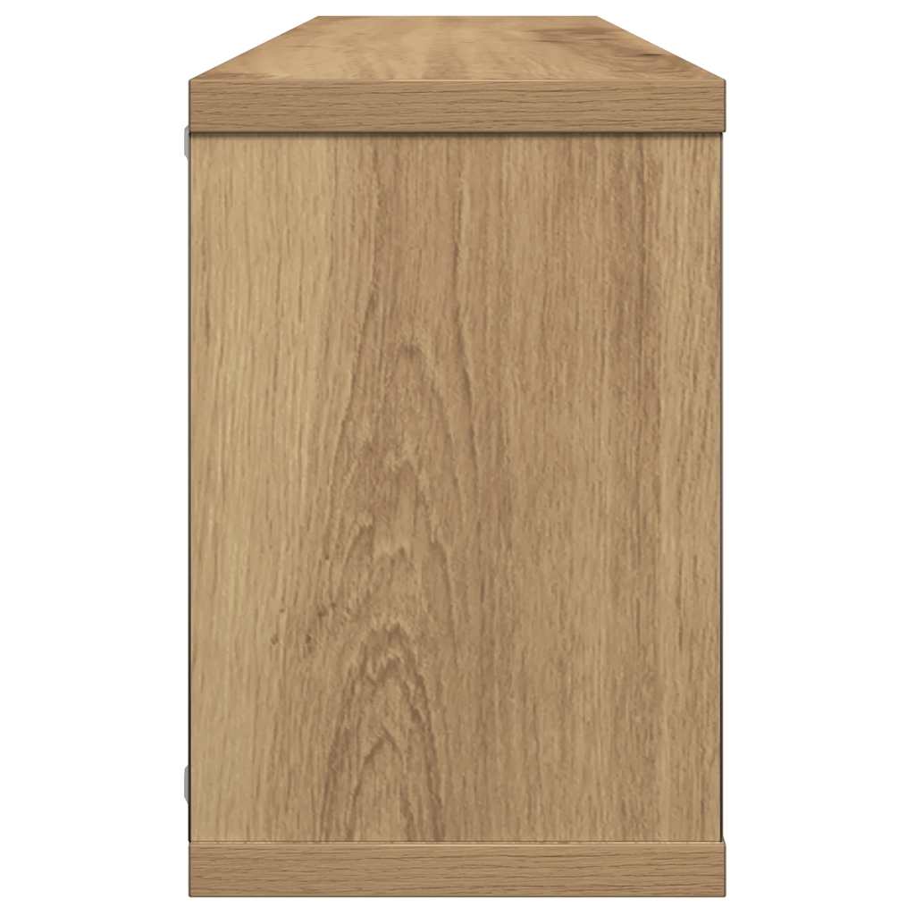 Würfel-Wandregale 2 Stk. Artisan-Eiche 60x15x23 Holzwerkstoff