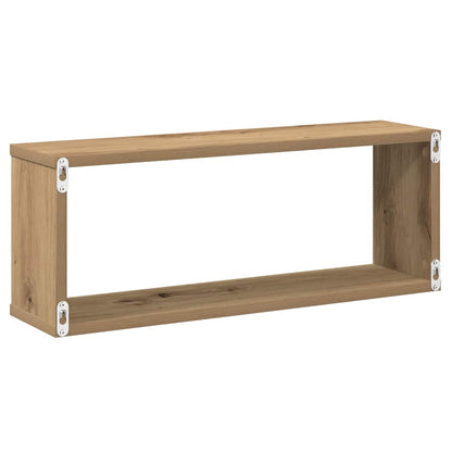 Würfel-Wandregale 2 Stk. Artisan-Eiche 60x15x23 Holzwerkstoff