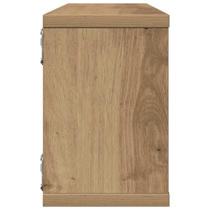 vidaXL Wandregale 4 Stk. Artisan-Eiche 60x15x23 cm Holzwerkstoff