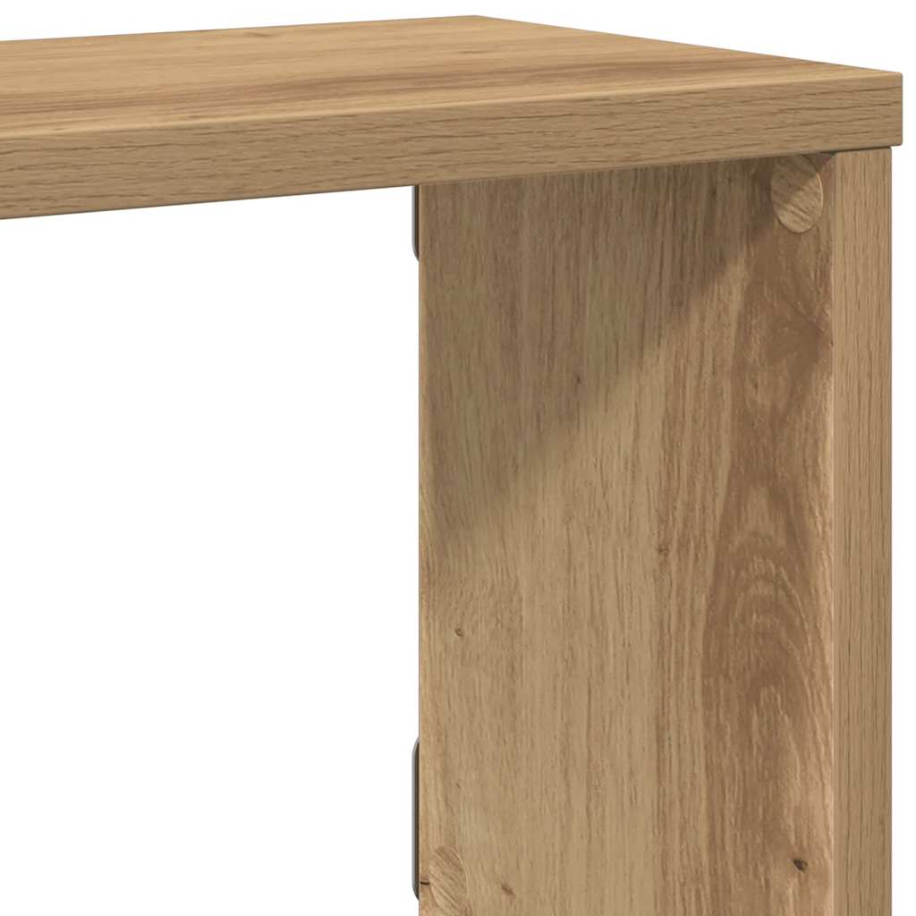 vidaXL Wandregale 4 Stk. Artisan-Eiche 60x15x23 cm Holzwerkstoff